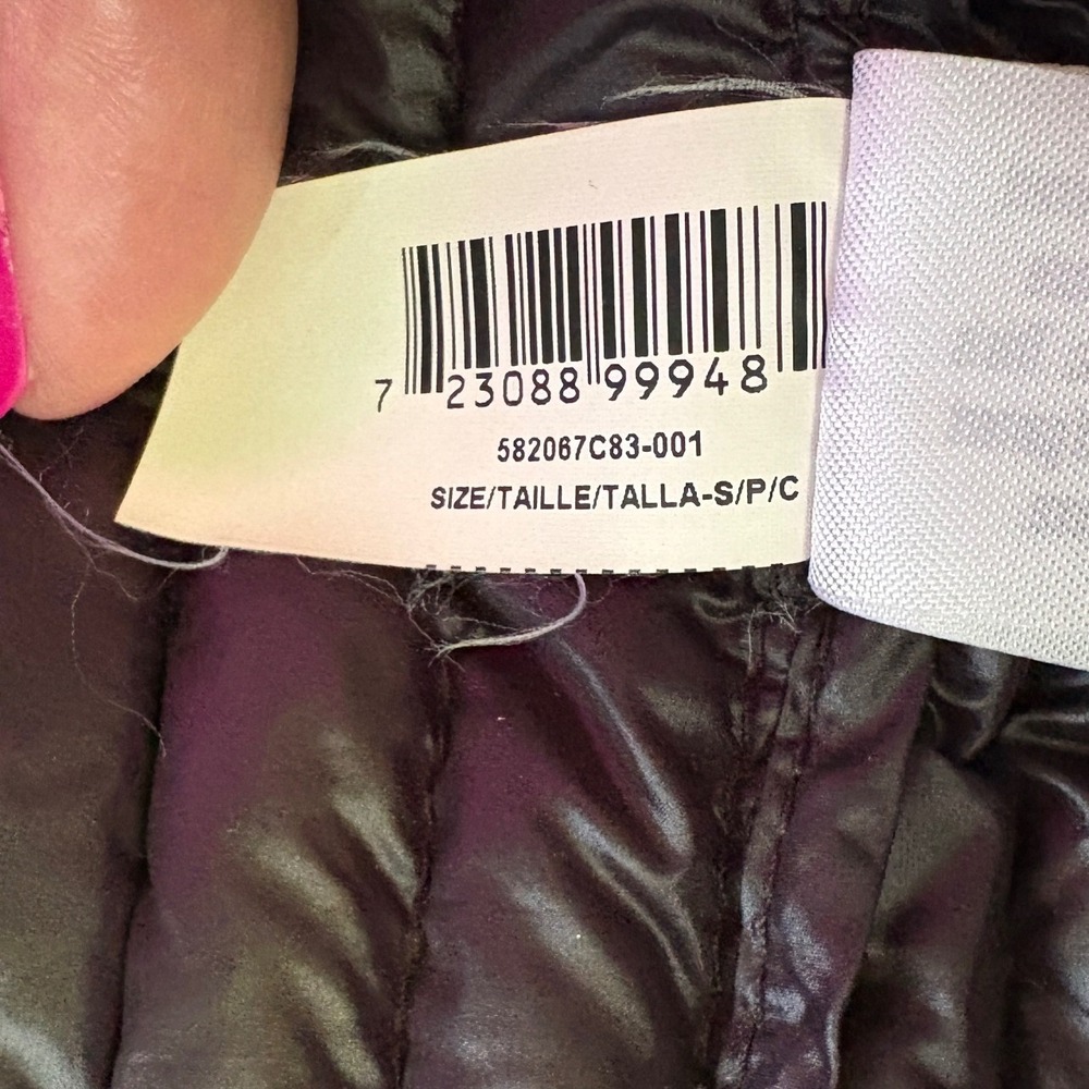 Saks Fifth Avenue Long Hooded Down-Filled Puffer Coat, Black, Small, Luxury - Picture 9 of 9